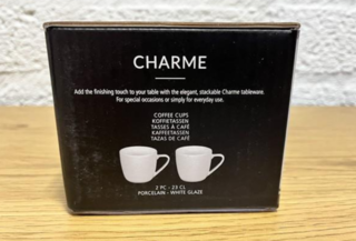Ca. 18x Sabatier Coffee Cups 2 pack – Charme White